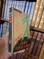1935- Collector's Hungarian ancient sci-fi! László Detre: The Battle of Two Worlds, extremely super condition!
