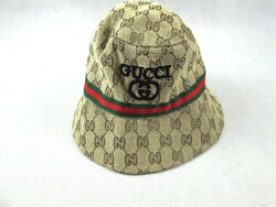 GUCCI (S / M) MEN'S FISHING CAP, HUNTING CAP, TOUR CAP WITH GUCCI LOGO!