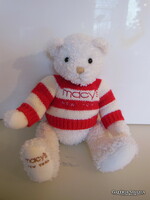 MACKÓ - USA - MACY'S  NEW YORK - 32 x 26 cm - PLÜSS - EXKLUZÍV -  GYŰJTEMÉNYBŐL - HIBÁTLAN