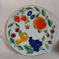 Herend Village Pottery gyümölcsmintás tálalótányér (27,5 cm)