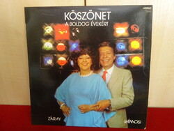 Nagylemez, PEPITA SLPX 17728 - Stereo. Köszönet a boldog évekért. Jókai.