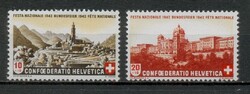 CH 30 - Switzerland 1943 Pro Patria stamp pair, Intragna & Bern - Postage stamp