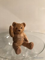 SZOBOR - MACKÓ - MŰGYANTA - ANGOL - KÉZIMUNKA - GYŰJTŐI DARAB  - RÉGI -  6,5 x 5 cm - HIBÁTLAN