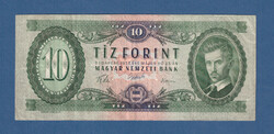10 forint 1957 f ( A 466 sorozatszám)