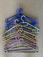 15 pcs colorful clothes hanger pack