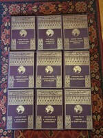 MAGYAR FÖLDRAJZI TÁRSASÁG KÖNYVTÁRA  9  KÖTET EGYBEN JELKÉPES ÁRON ELADÓ!
