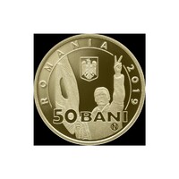 Románia,50 bani 2019 - 1989 decemberi forradalom aUNC+ nikkel