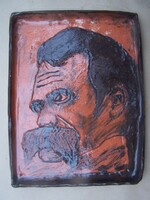 Male Portrait - Ceramic Artwork