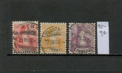 CH 64 - Svájc 1907-1908 Helvetia (mellkép) 3 db-os tétel.
