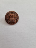 Liberation Cultural Review - Puppet Theatre Meeting Budapest 1960 Badge, Pin