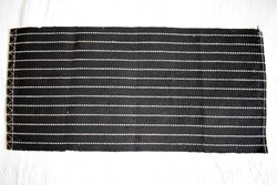 Antique woven wool apron, front katrinca, Transylvanian folk costume, 36 x 73 cm