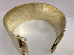Arany karkötő - kockamintás - bevizsgált, magyar fémjellel - 14k - 86,7g eladó