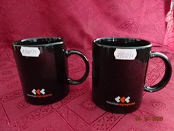 2 db együtt eladó Magyar porcelán bögre, Kisalföld Cégregiszter felirattal. Vanneki!