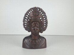 Indiai Isten, Indiai szobor isten, dekoracio, Hindu vallas, fabol