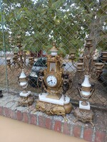 Hollóházi Castle Mantel Clock Set. 60 cm