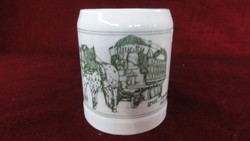 LILIEN porcelán Ausztria, sörös korsó. Gösser Bier reklám. Vanneki!