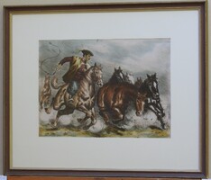 (N) Unreadable (mid 20th century): Horseman