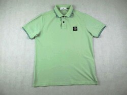 EREDETI STONE ISLAND SLIM FIT (L) SPORTOS ELEGÁNS FÉRFI GALLÉROS PÓLÓ