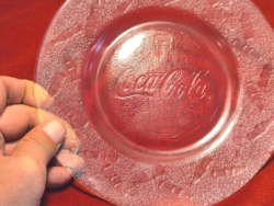 Coca-Cola üveg süteményes tányérok