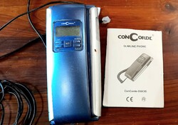 Wired landline phone with caller ID, light indicator, user manual
