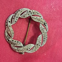Vintage Zircon Brooch 3 cm