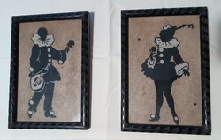 Harlequin (Pierrot & Pierrette) tűgoblein