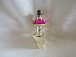 RÉGI ÜVEG KARÁCSONYFADÍSZ - LAMPION!