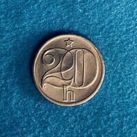 Czechoslovakia - 20 heller - 1974 coin