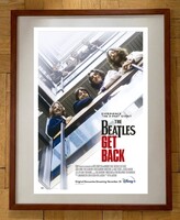A "The Beatles: Get Back" című, 2021-es dokusorozat plakátja - Régi retro filmplakát - reprodució