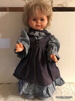 BABA - 70 cm -1970 év - JELZETT - LISSI BATZ - 70 / 20 - KEMÉNY TEST - ÖLTÖZTETHETŐ GYŰJTEMÉNYBŐL
