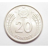 Magyarország,20 forint 1984 aUNC+ nikkel