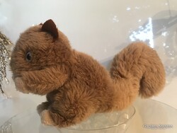 MÓKUS - PLÜSS - 32 x 17 cm - DEKORÁCIÓHOZ IS - NÉMET -  EXKLUZÍV -  GYŰJTEMÉNYBŐL - HIBÁTLAN