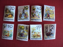 Magyar postatiszta sorok egységárban eladó-115