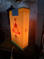 Retro cigarette box, advertising light, lamp