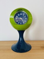 Tölcsértalpas Blessing West German Space Age Retro Alarm Clock