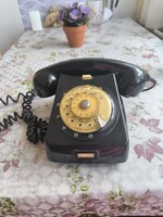 Retro fekete tárcsás telefon eladó!