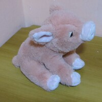 Keel Toys pihe-puha interaktív plüss malac hanggal 23 cm 2010-es évekből