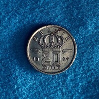 Belgium - 20 centimes - 1954 coin
