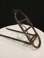Régi, kerékpár csomagtartó