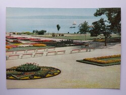 KESZTHELY - Balaton part - 1971., üdvözlet, látkép, retro, postatiszta képeslap, Zala megye