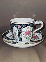 Herendi Antique Black Siang Noire Cocoa Cup