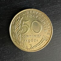 Franciaország - France - 50 centimes - 1962 coin