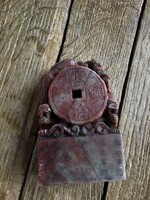 Old Chinese Soapstone Zodiac Statue and Seal