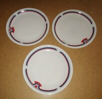 Alföldi porcelán menza mintás lapostányér - 3 db egyben