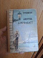 1954- RITKA RETRÓ  ŐS SCI-FI -NYEMOV: ÁRNYÉK A FÖLD ALATT  első kiadás-- IFJÚSÁGI K-K-