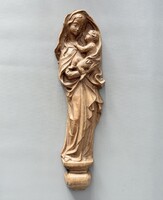Gyönyörű Madonna a gyermek Jézussal fali szobor / relief – 40 cm