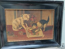. Oil painting. With sales permit from the War Invalids' Association.