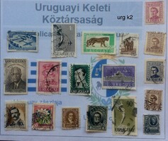 Uruguay Stamped Collection (urg k2)