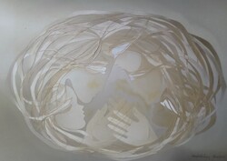 Hollóházi Izolda Female Unity (58x84cm)