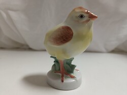 Herendi porcelán kiscsibe, csirke - 10,5 cm